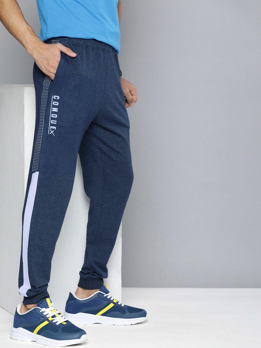 hrx by hrithik roshan men typography regular fit joggers