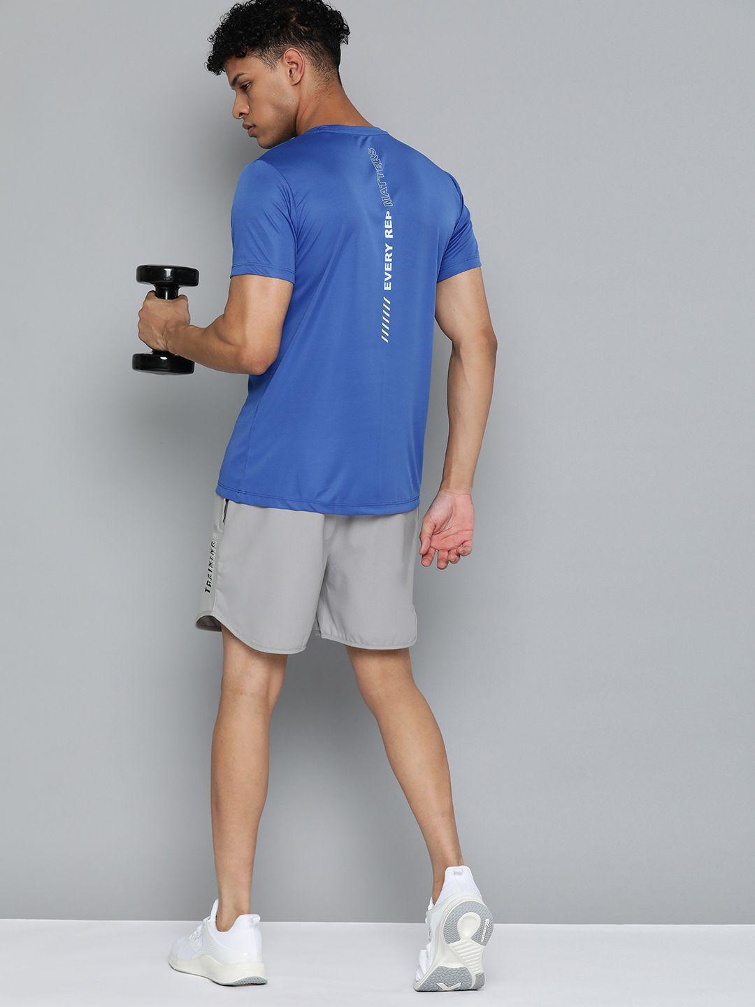 hrx by hrithik roshan printed detail rapid-dry training t-shirt