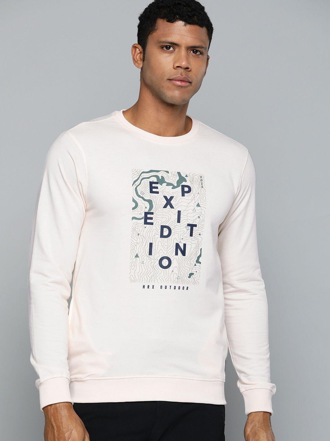 hrx by hrithik roshan printed outdoor sweatshirt