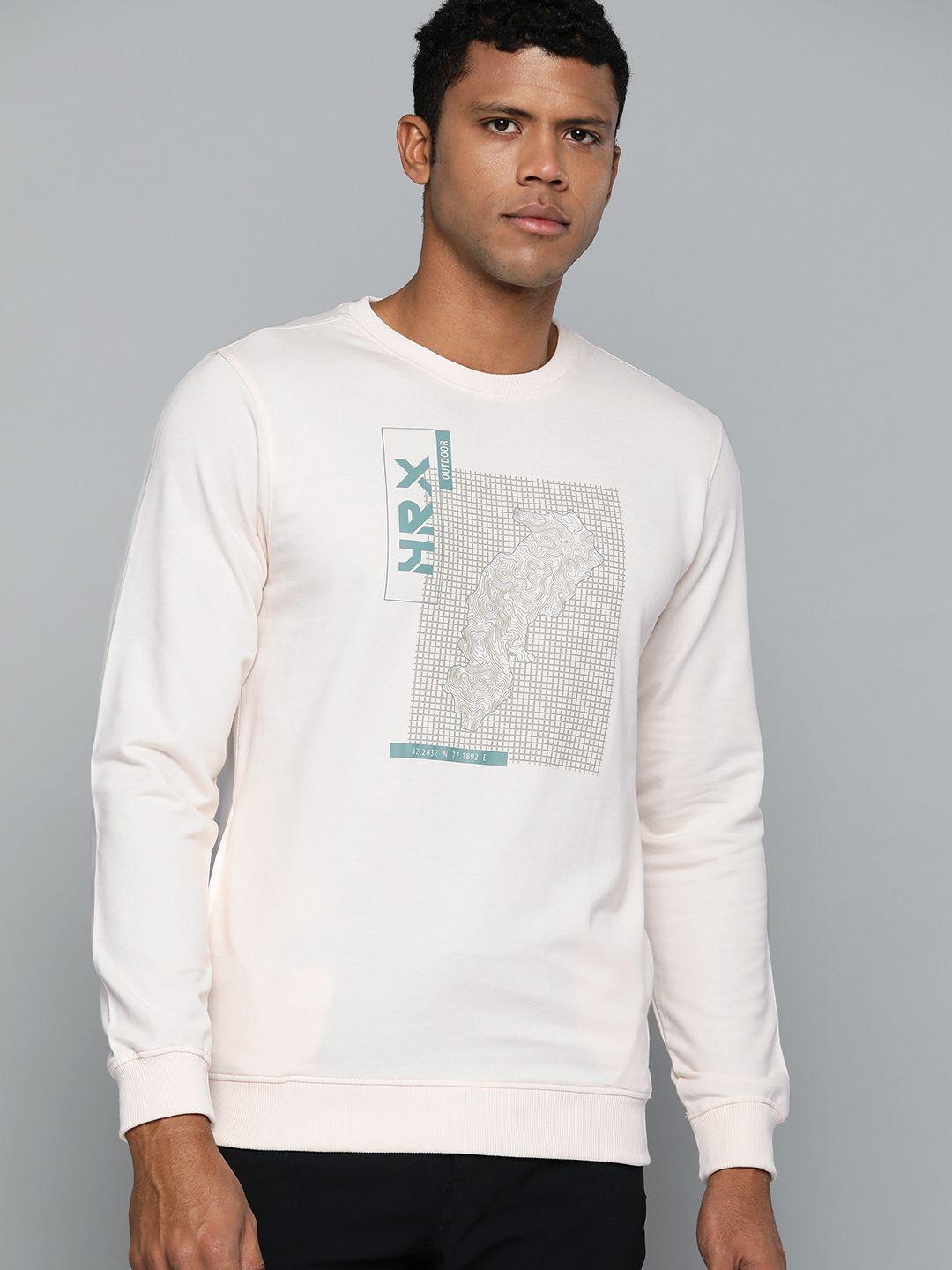 hrx by hrithik roshan printed outdoor sweatshirt