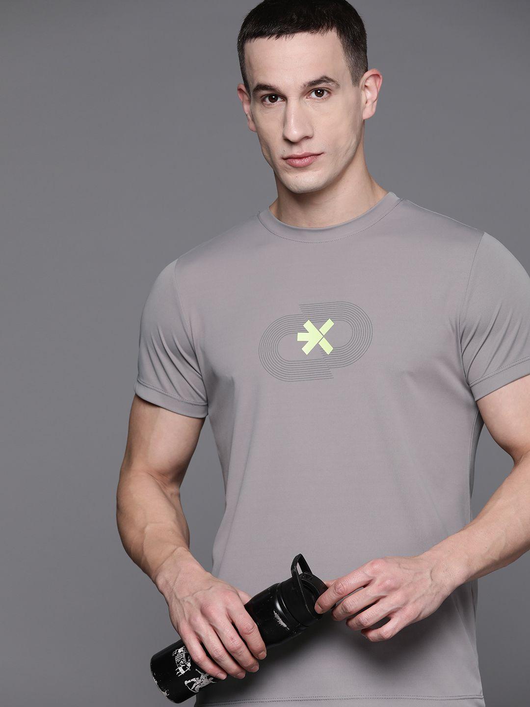 hrx by hrithik roshan printed rapid-dry running t-shirt