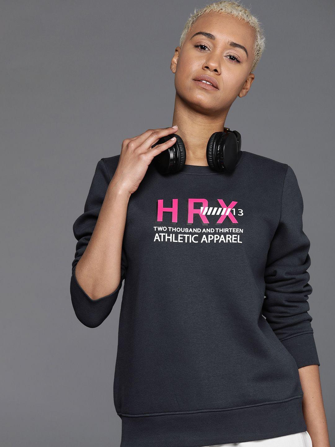 hrx by hrithik roshan printed sweatshirt