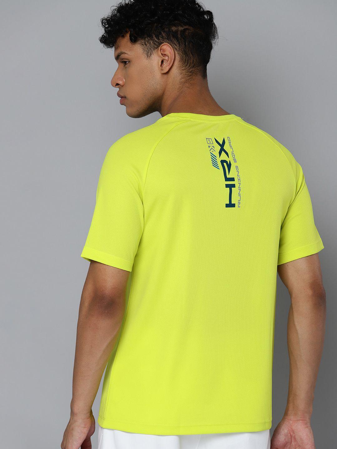 hrx by hrithik roshan rapid-dry back print running t-shirt