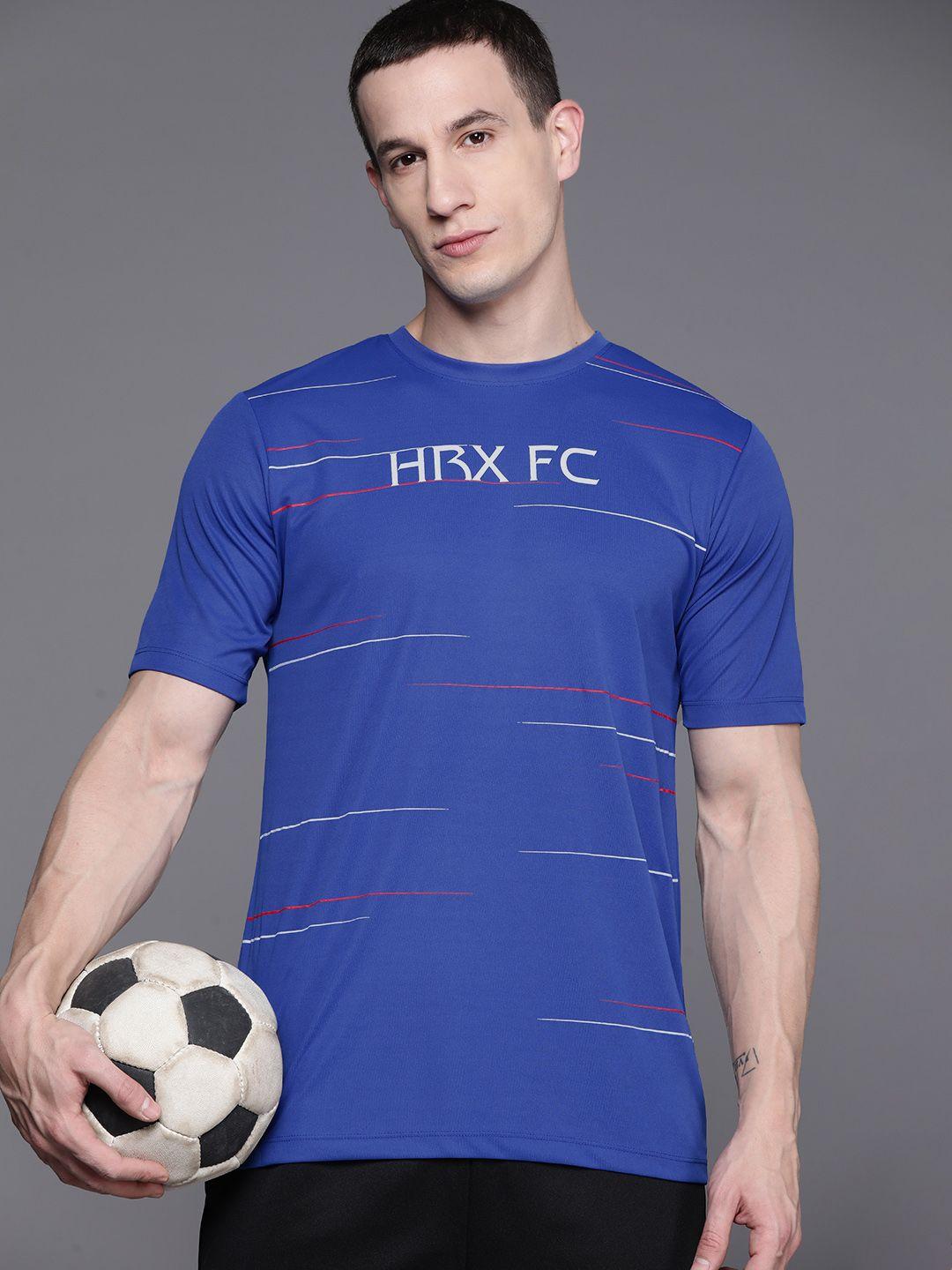 hrx by hrithik roshan rapid-dry football t-shirt