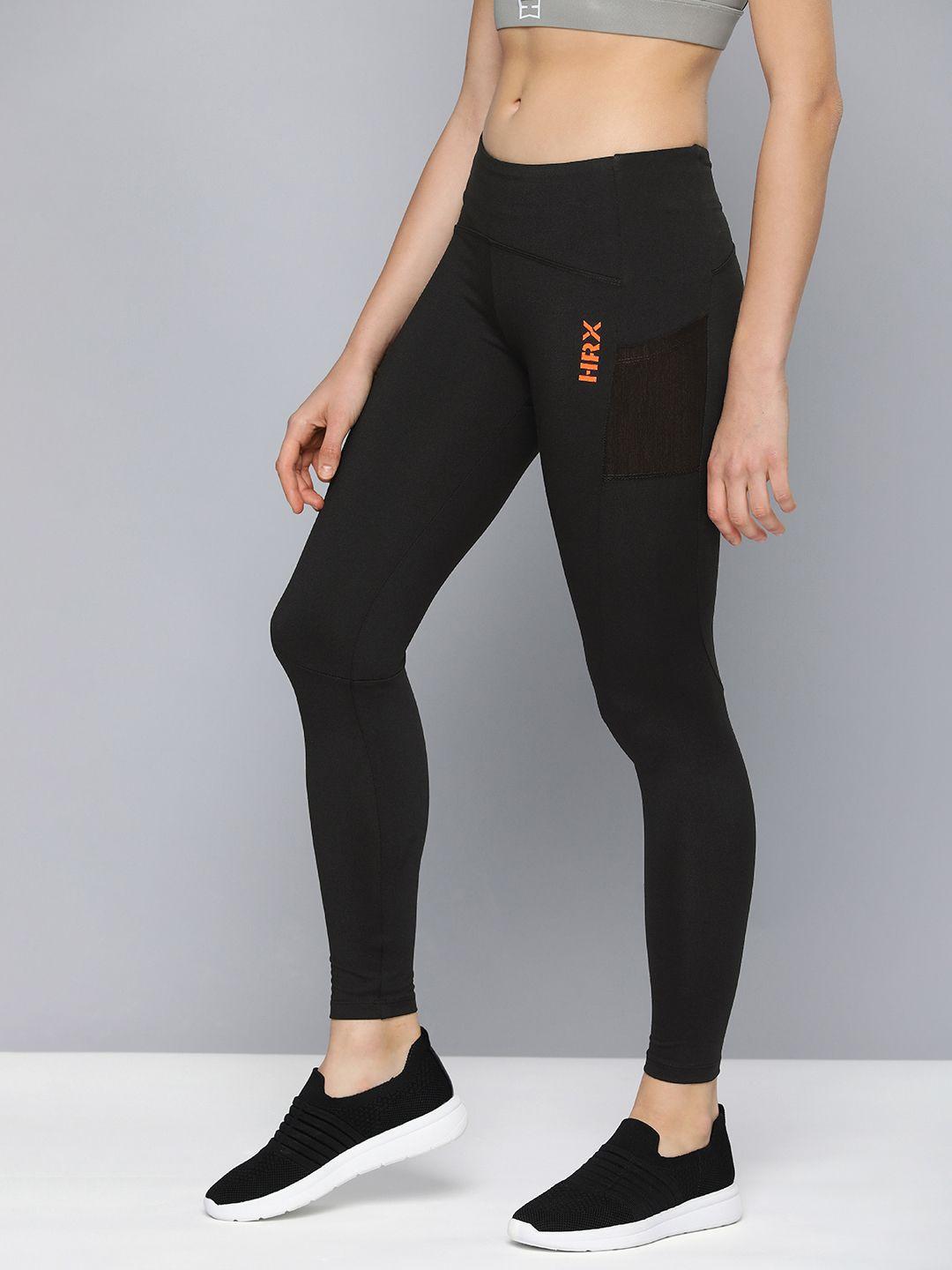 hrx by hrithik roshan rapid-dry skinny fit training tights