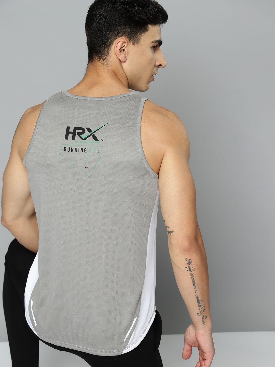 hrx by hrithik roshan rapid-dry sleeveless training t-shirt