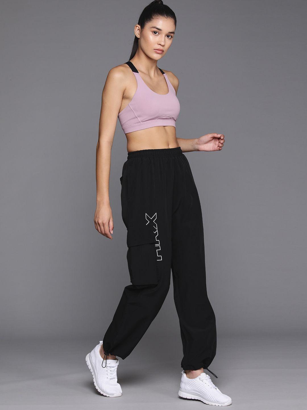 hrx by hrithik roshan relaxed fit running track pants