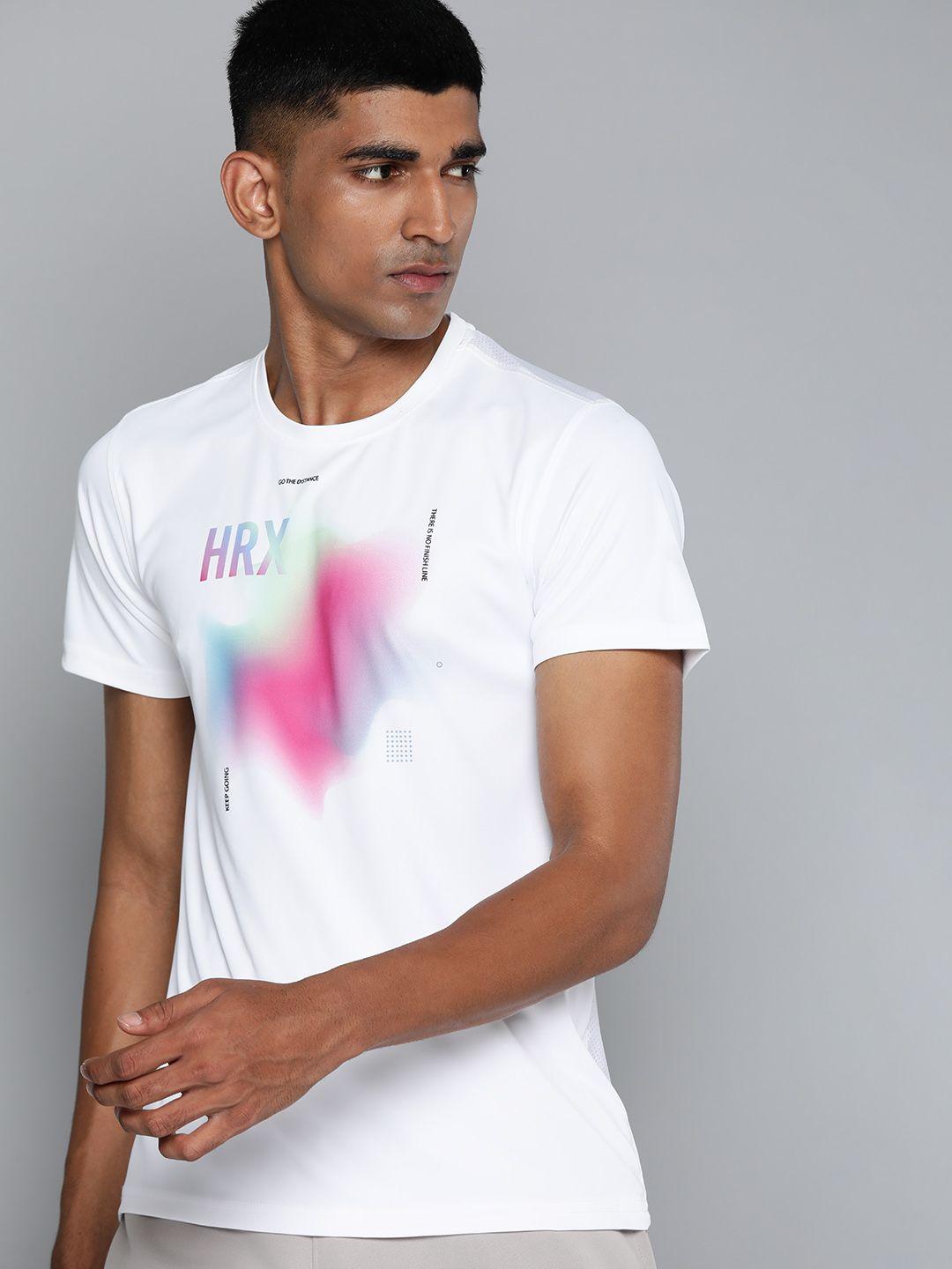 hrx by hrithik roshan running men rapid-dry brand carrier t-shirts