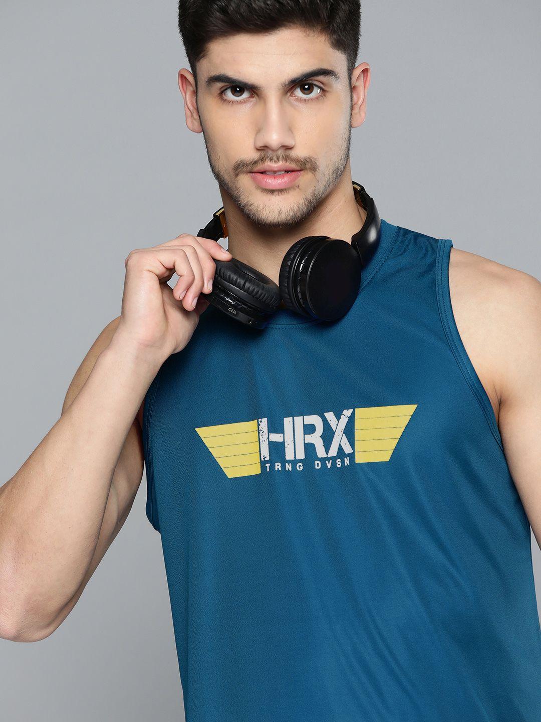 hrx by hrithik roshan training rapid-dry brand carrier t-shirt