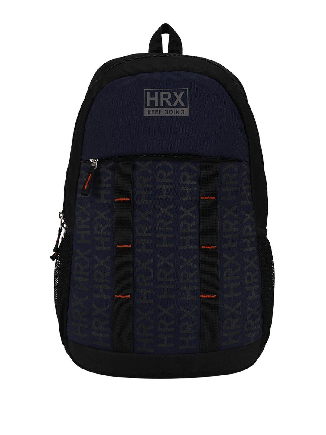 hrx by hrithik roshan unisex brand logo backpack