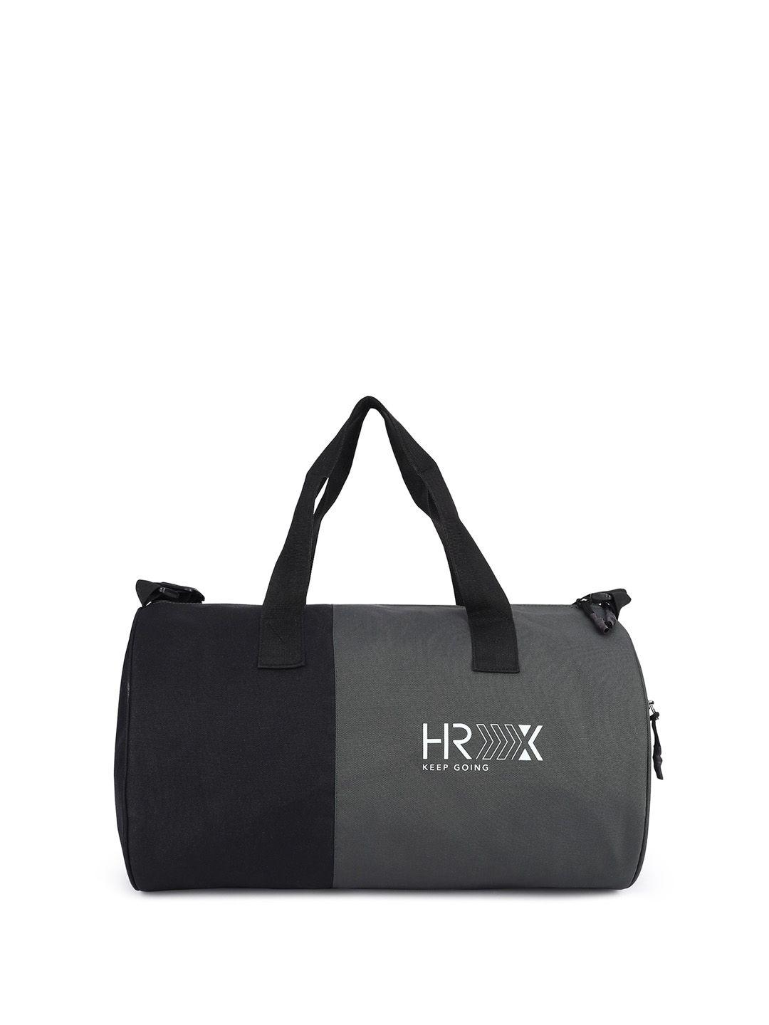 hrx by hrithik roshan unisex colorblocked duffel bag