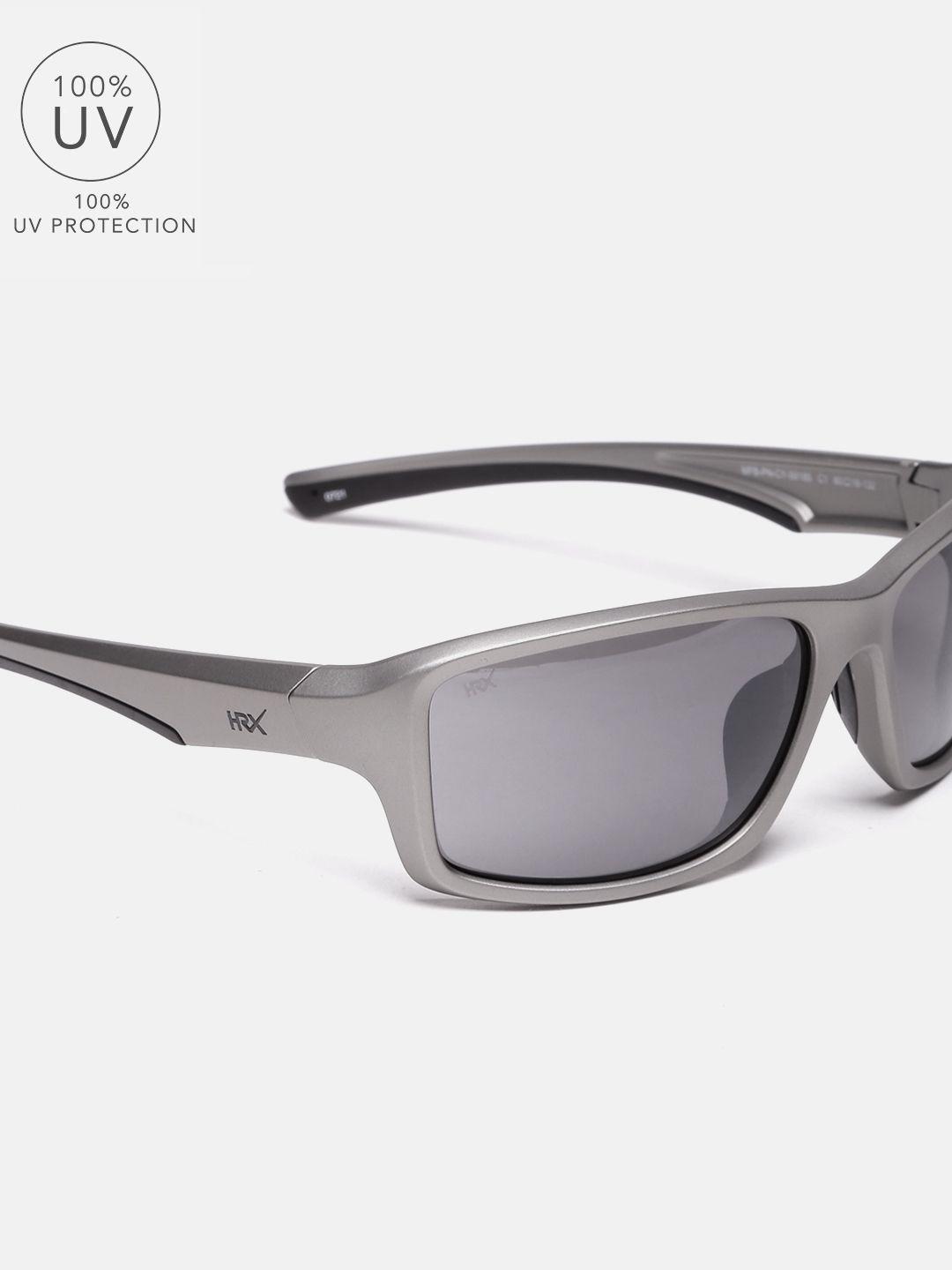 hrx by hrithik roshan unisex grey uv protected rectangle sunglasses mfb-pn-cy-59185-c1