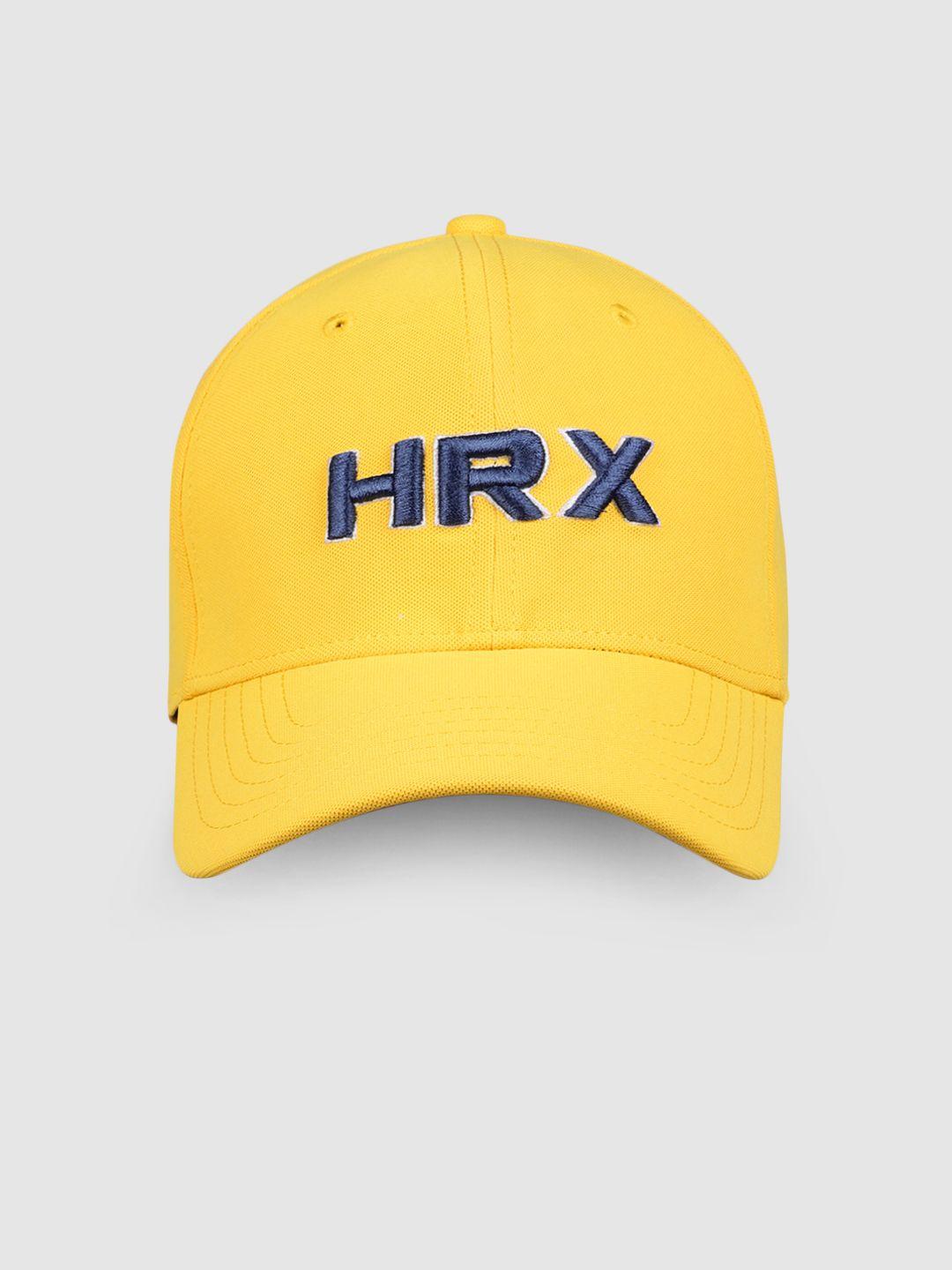 hrx by hrithik roshan unisex yellow baseball cap