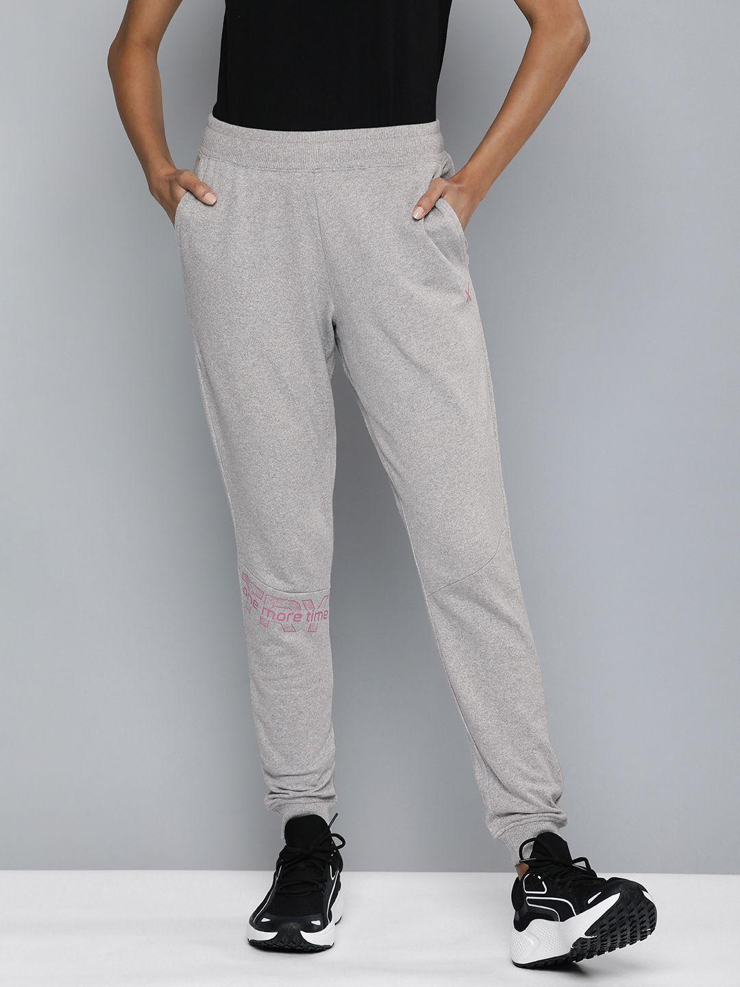 hrx by hrithik roshan women graphic printed regular fit joggers