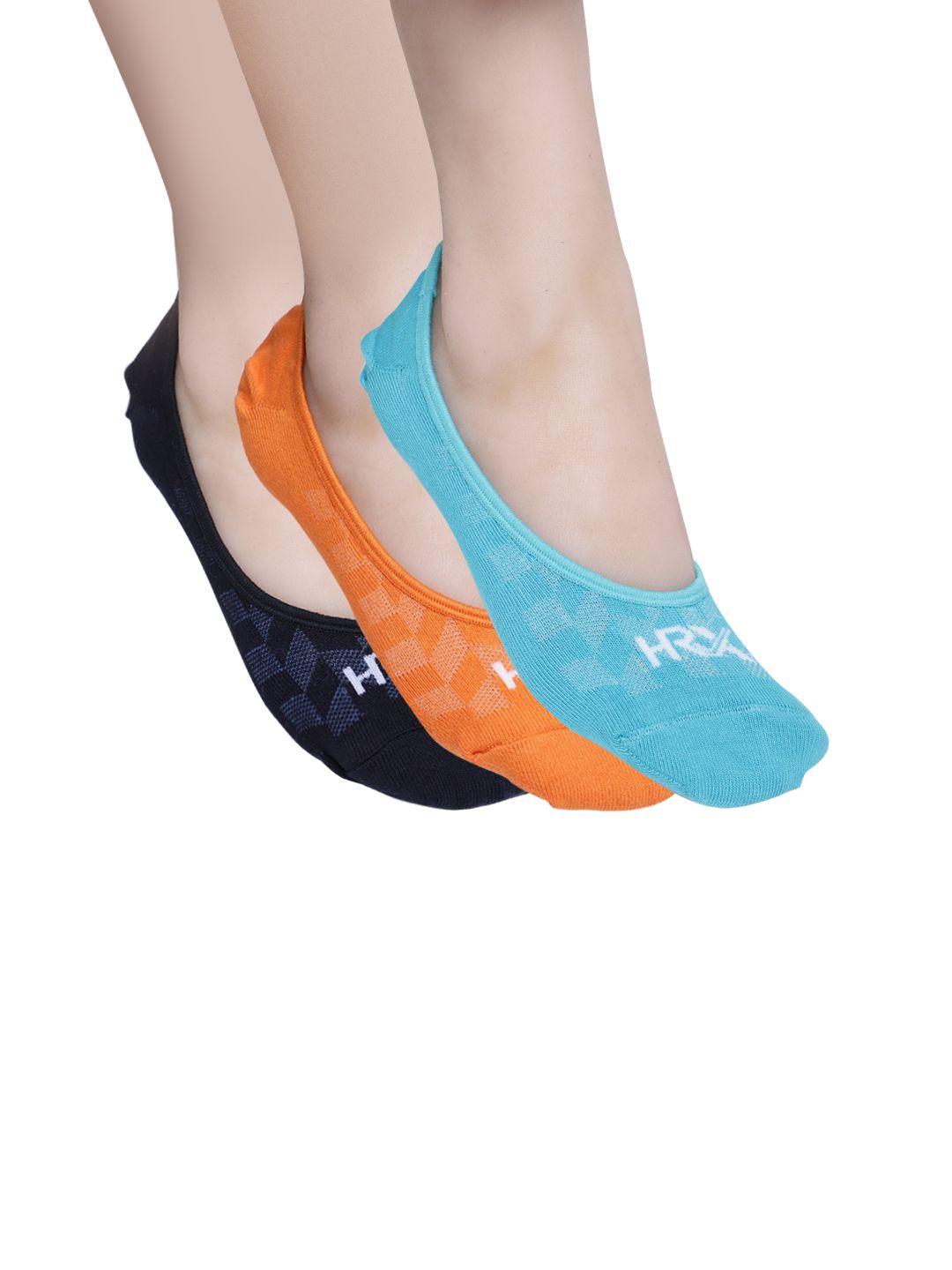 hrx by hrithik roshan women pack of 3 loafer/shoeliner socks