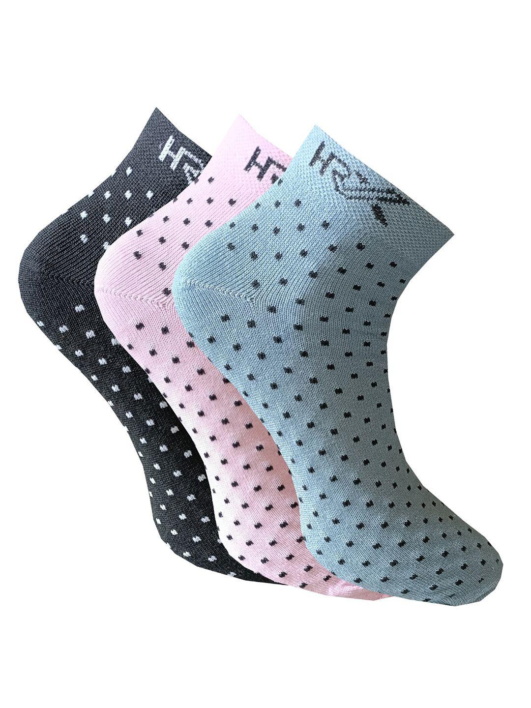 hrx by hrithik roshan women pack of 3 socks