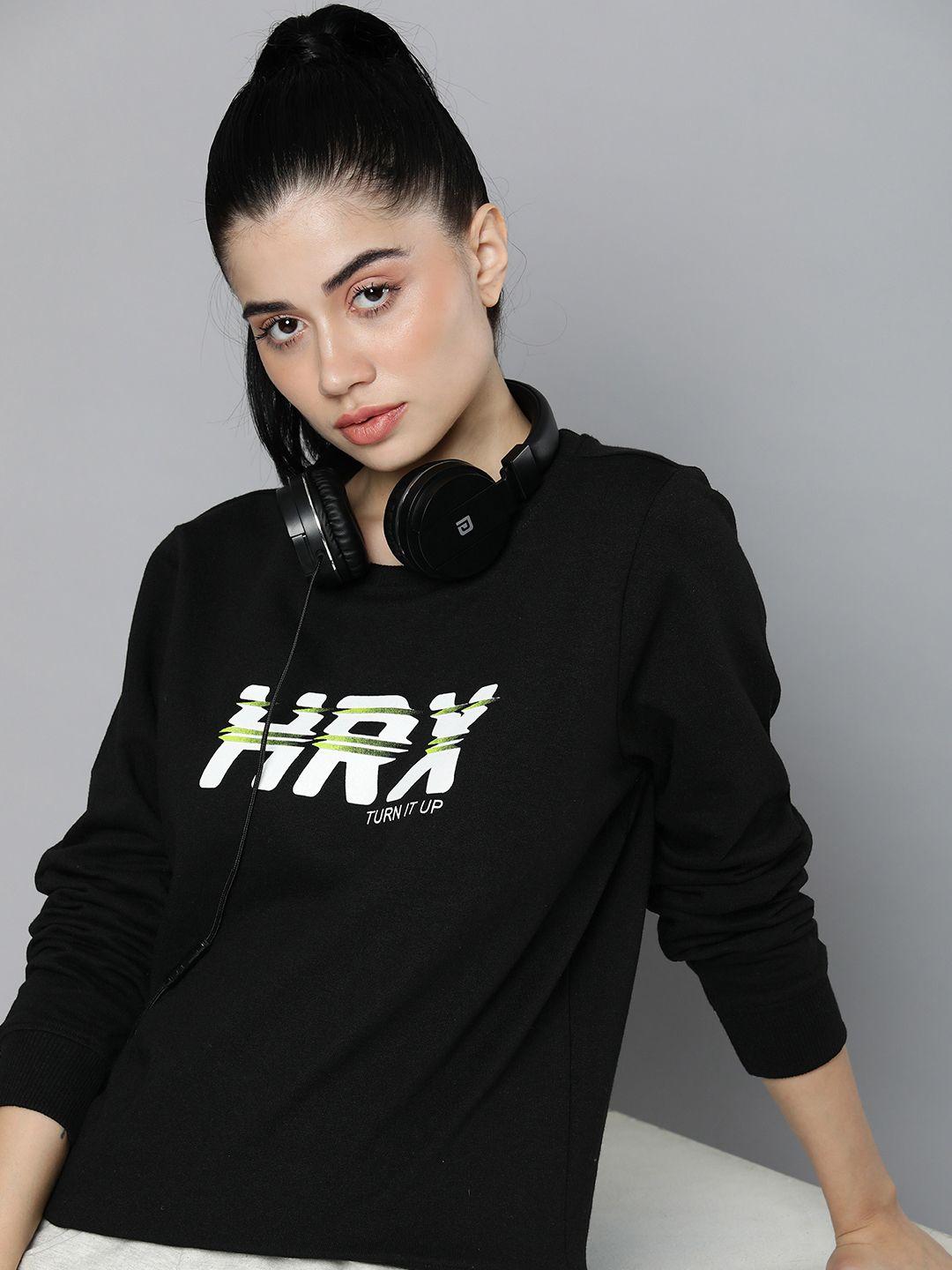 hrx by hrithik roshan women printed sweatshirt