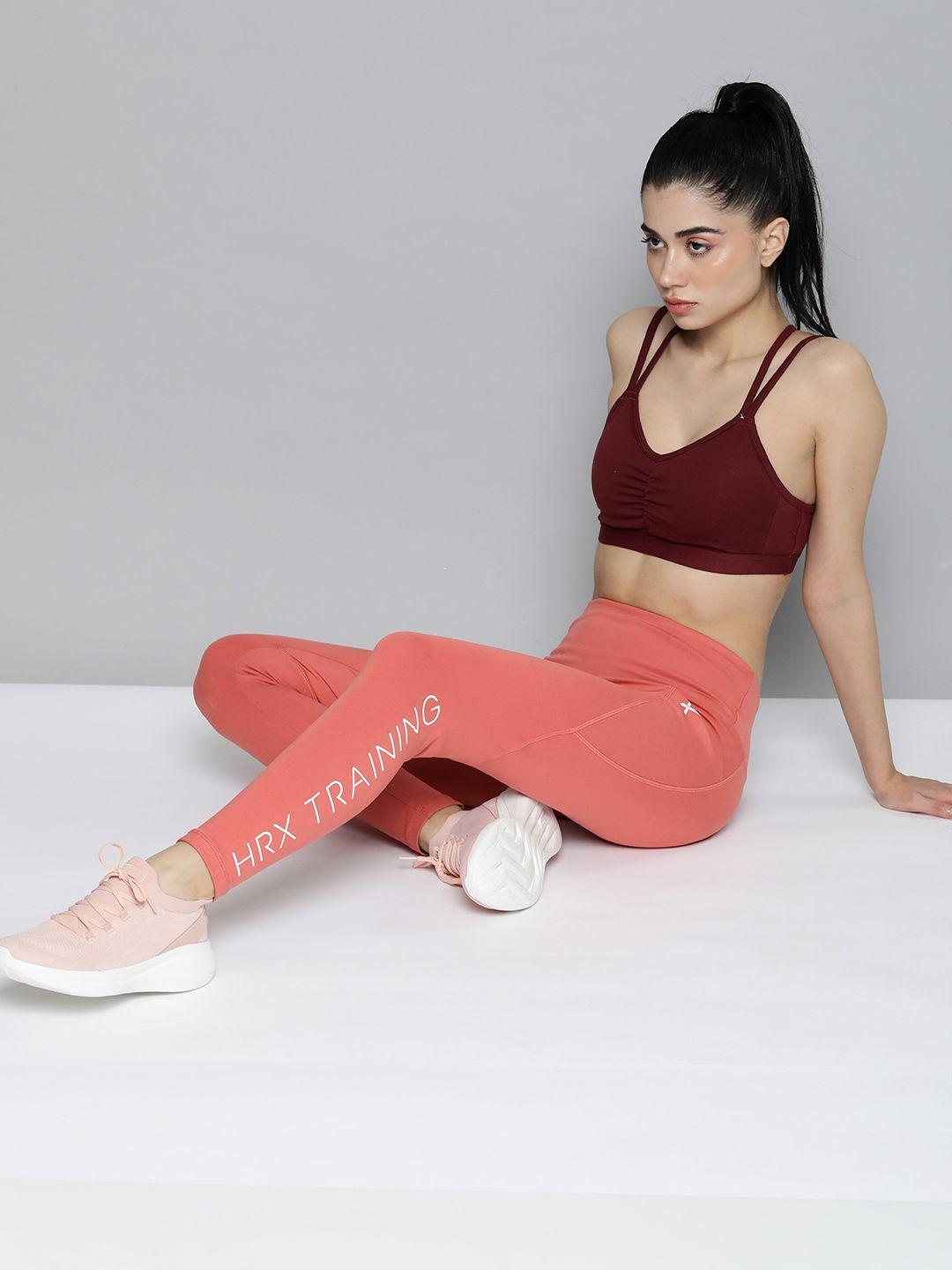 hrx by hrithik roshan women rapid-dry skinny fit training tights