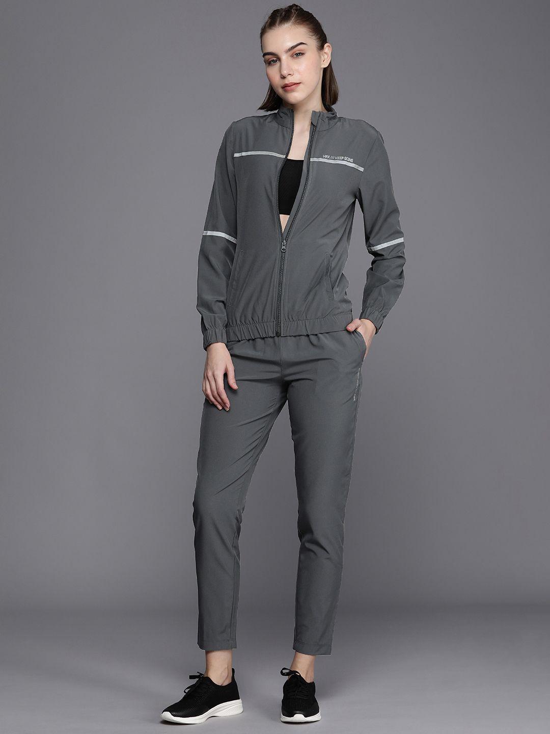 hrx by hrithik roshan women running rapid-dry tracksuits