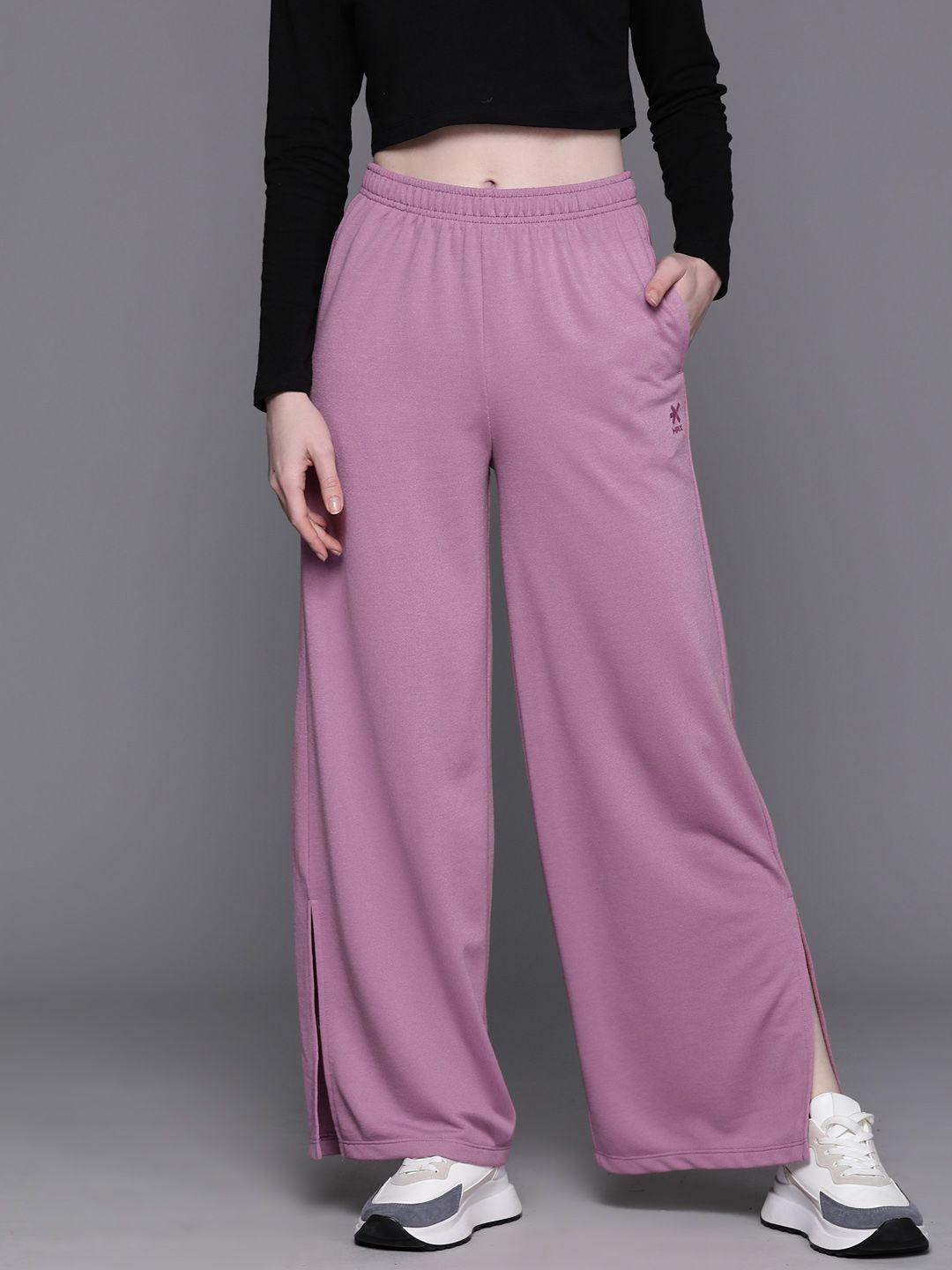 hrx by hrithik roshan women slit hem track pants