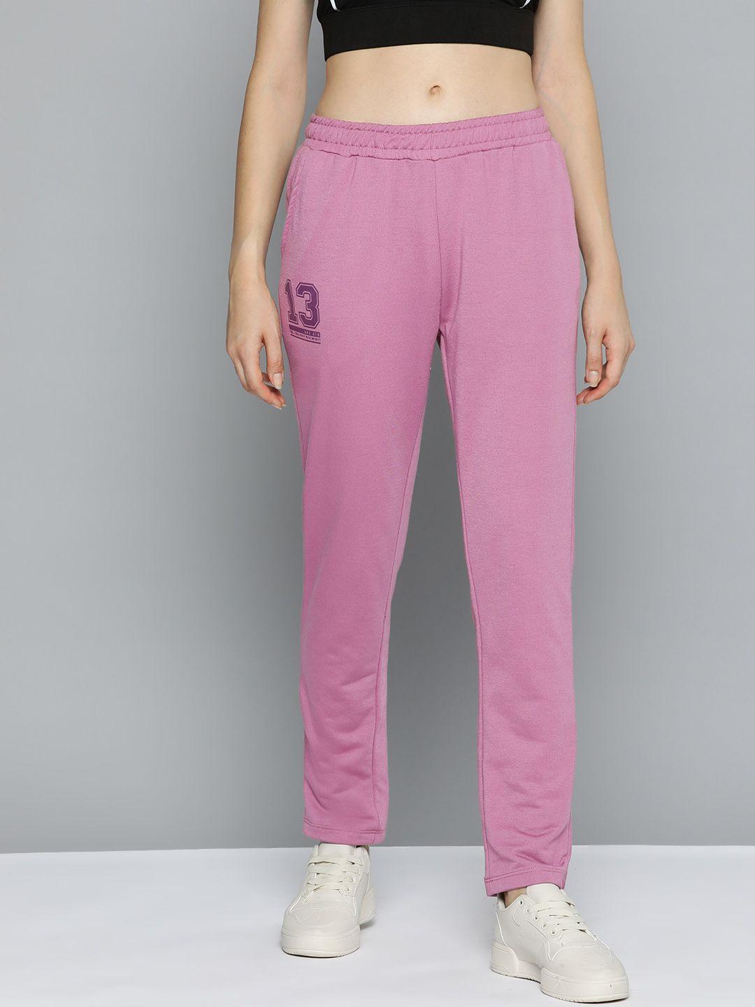 hrx by hrithik roshan women solid track pants