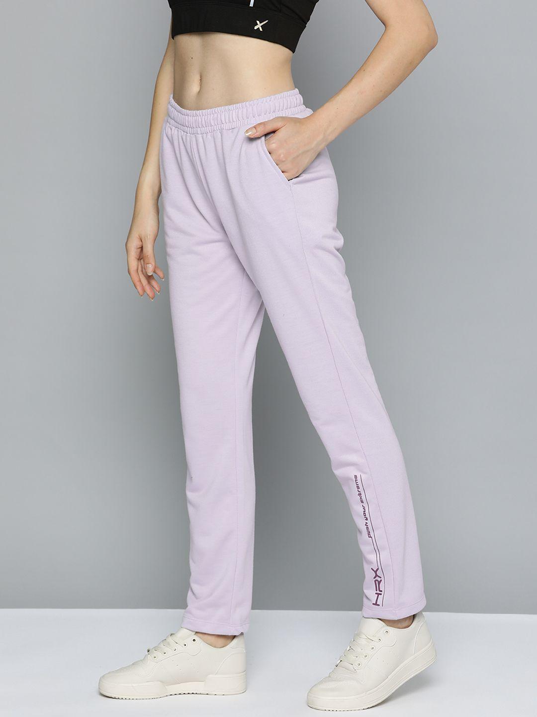 hrx by hrithik roshan women solid track pants