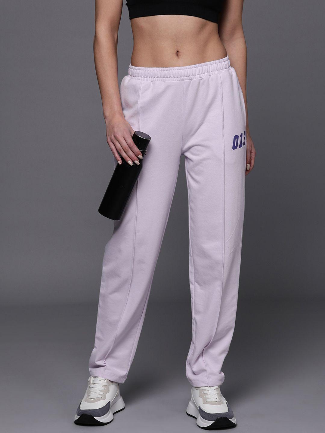 hrx by hrithik roshan women solid track pants