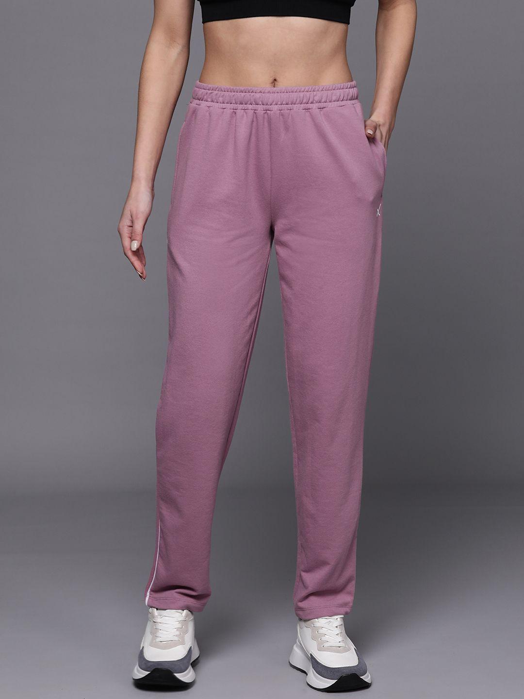 hrx by hrithik roshan women solid track pants