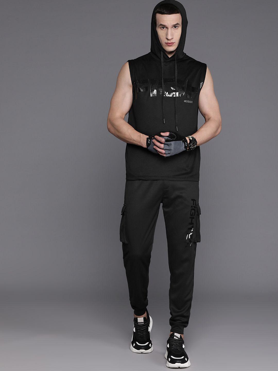 hrx by hrithik roshan x fighter printed running track suit