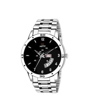 ht-gr1017 analogue wrist watch with stainless steel strap