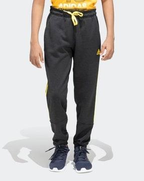 ht8014 heathered joggers with contrast taping