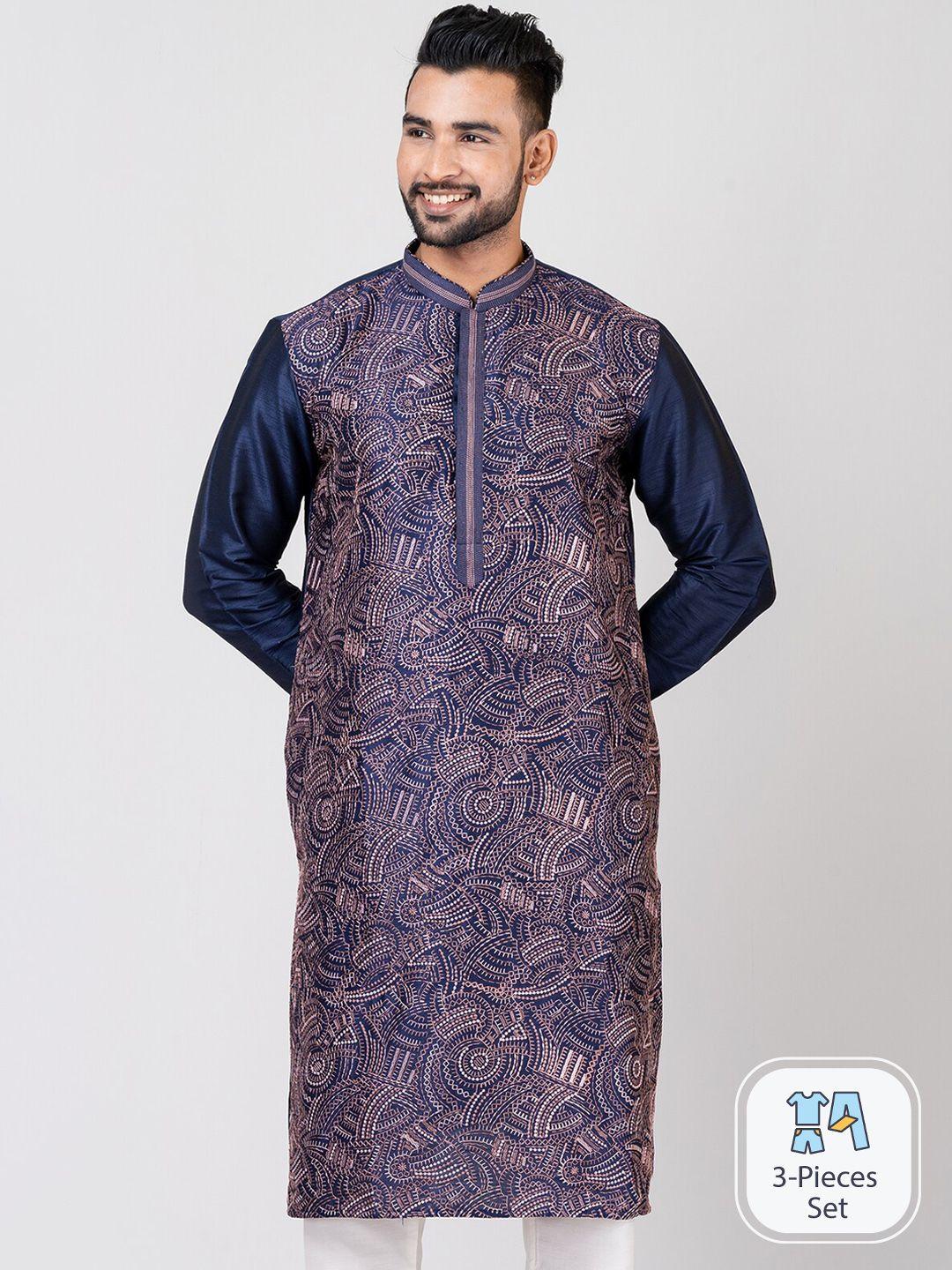 hu - handcrafted uniquely embroidered straight kurta