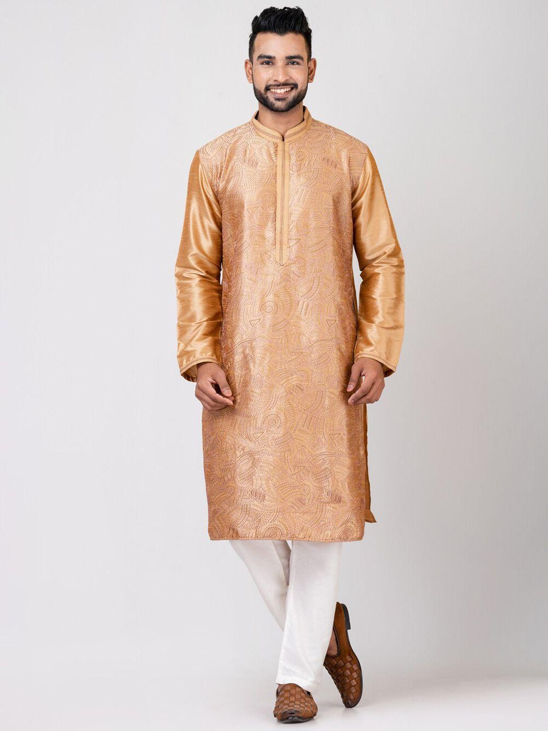 hu - handcrafted uniquely ethnic motifs embroidered kurta