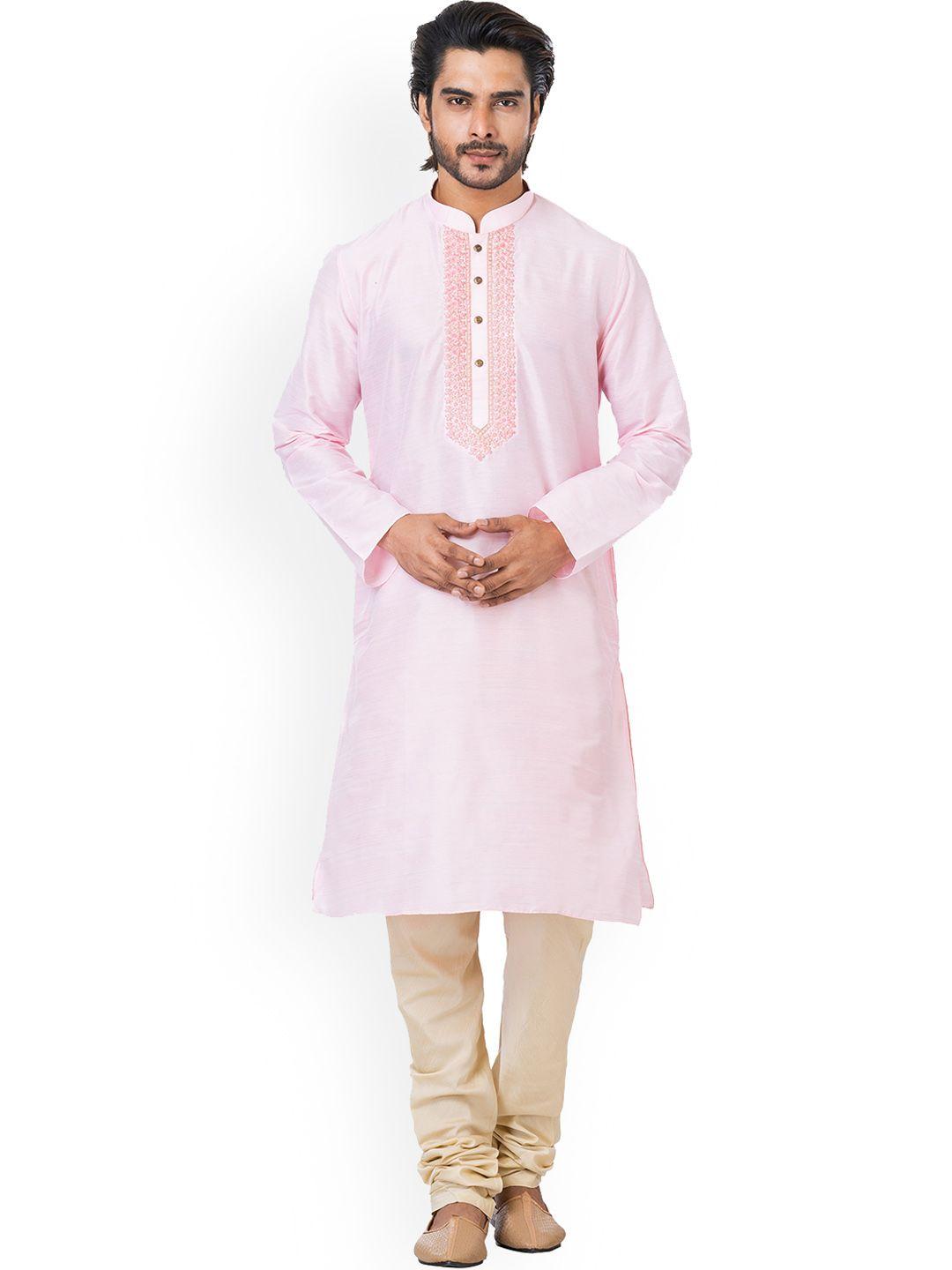 hu - handcrafted uniquely mandarin collar straight kurta