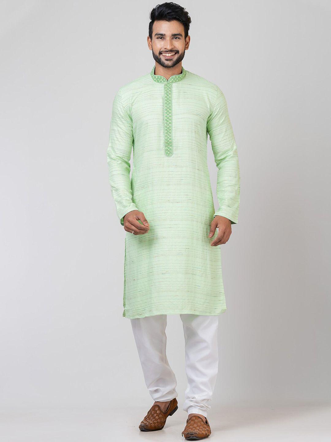 hu - handcrafted uniquely thread work brasso kurta