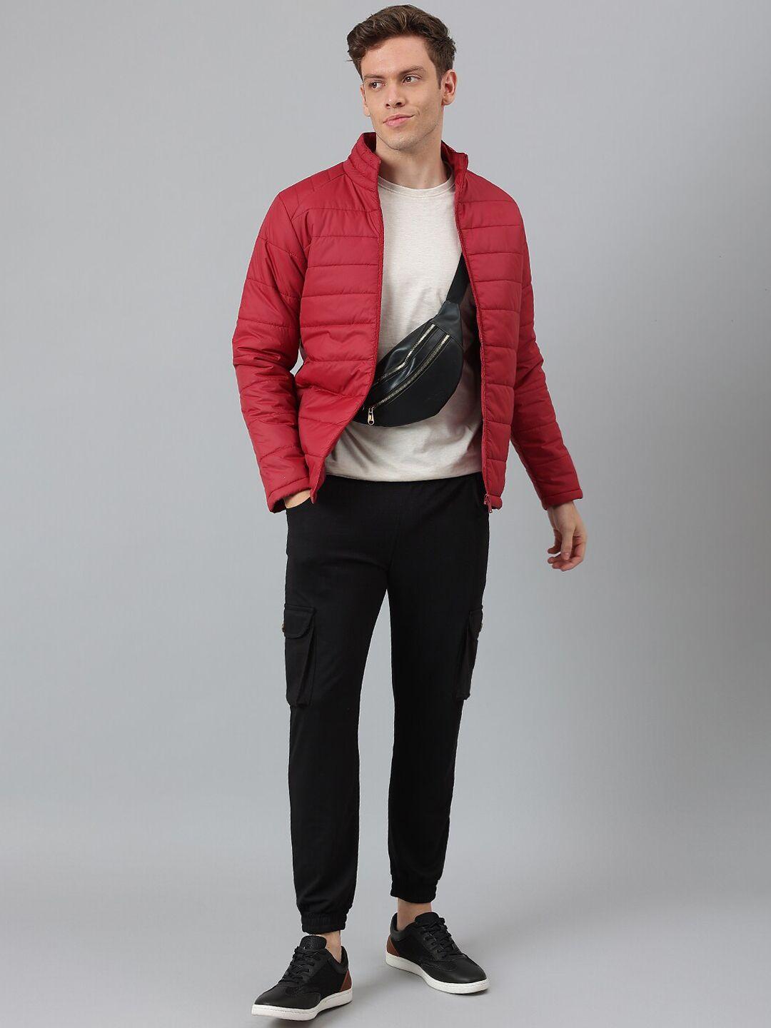 hubberholme men red lightweight outdoor puffer jacket