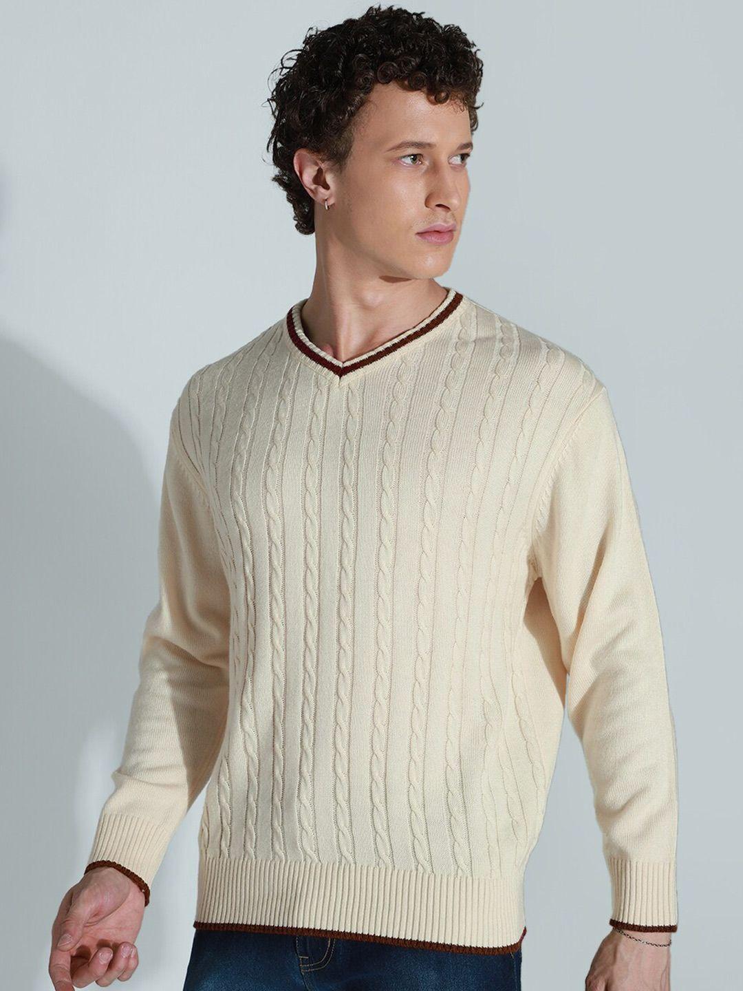 hubberholme cable knit acrylic pullover