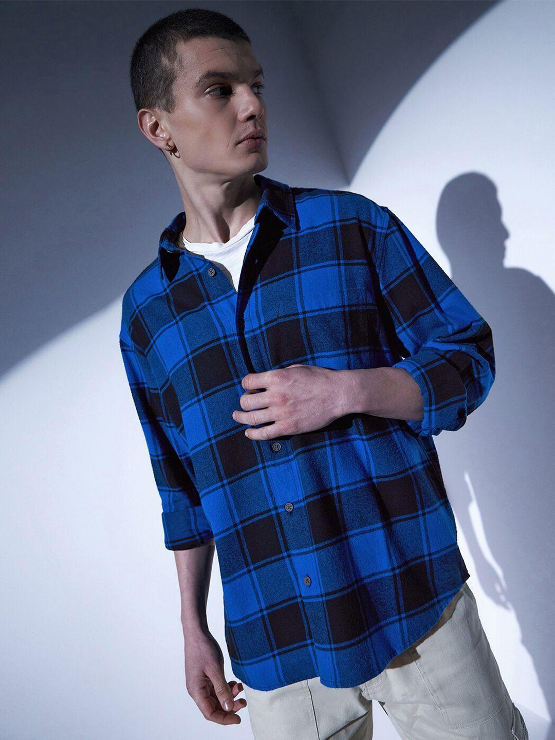 hubberholme classic checked pure cotton casual shirt