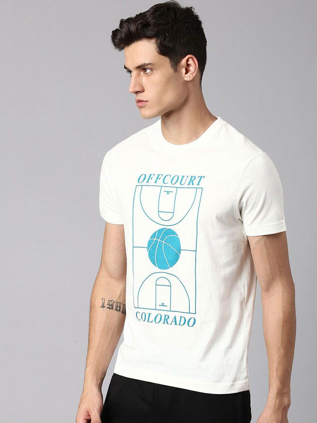 hubberholme graphic printed pure cotton t-shirt