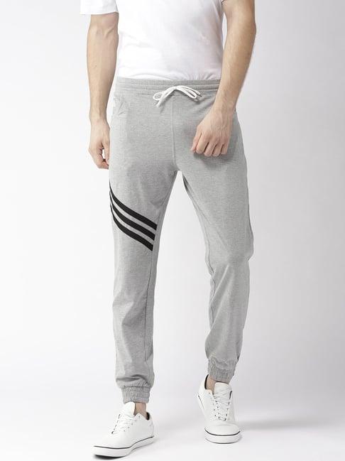 hubberholme grey slim fit striped joggers