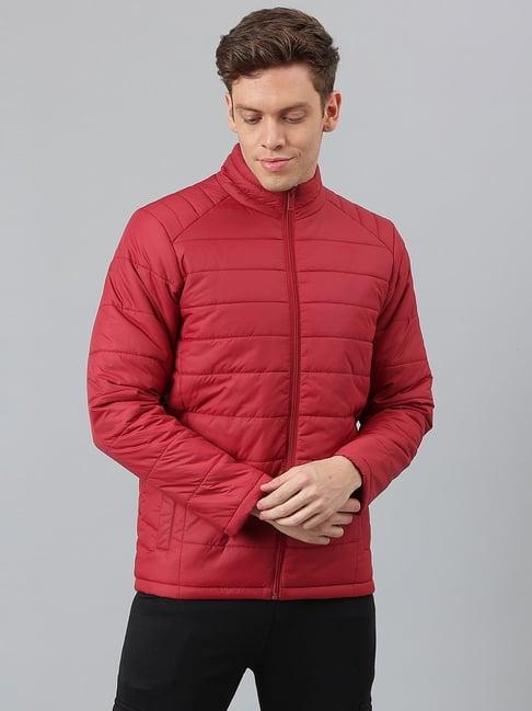 hubberholme magenta regular fit quilted jacket