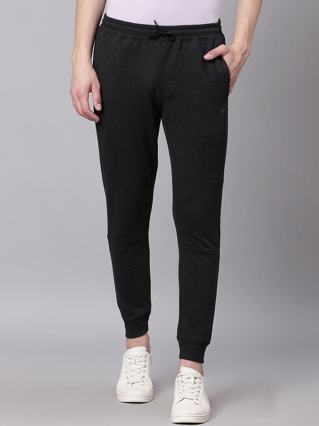 hubberholme men pure cotton slim-fit joggers