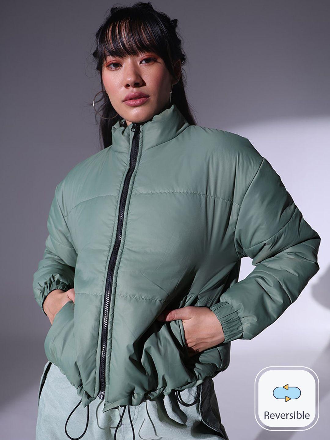 hubberholme reversible mock collar puffer jacket