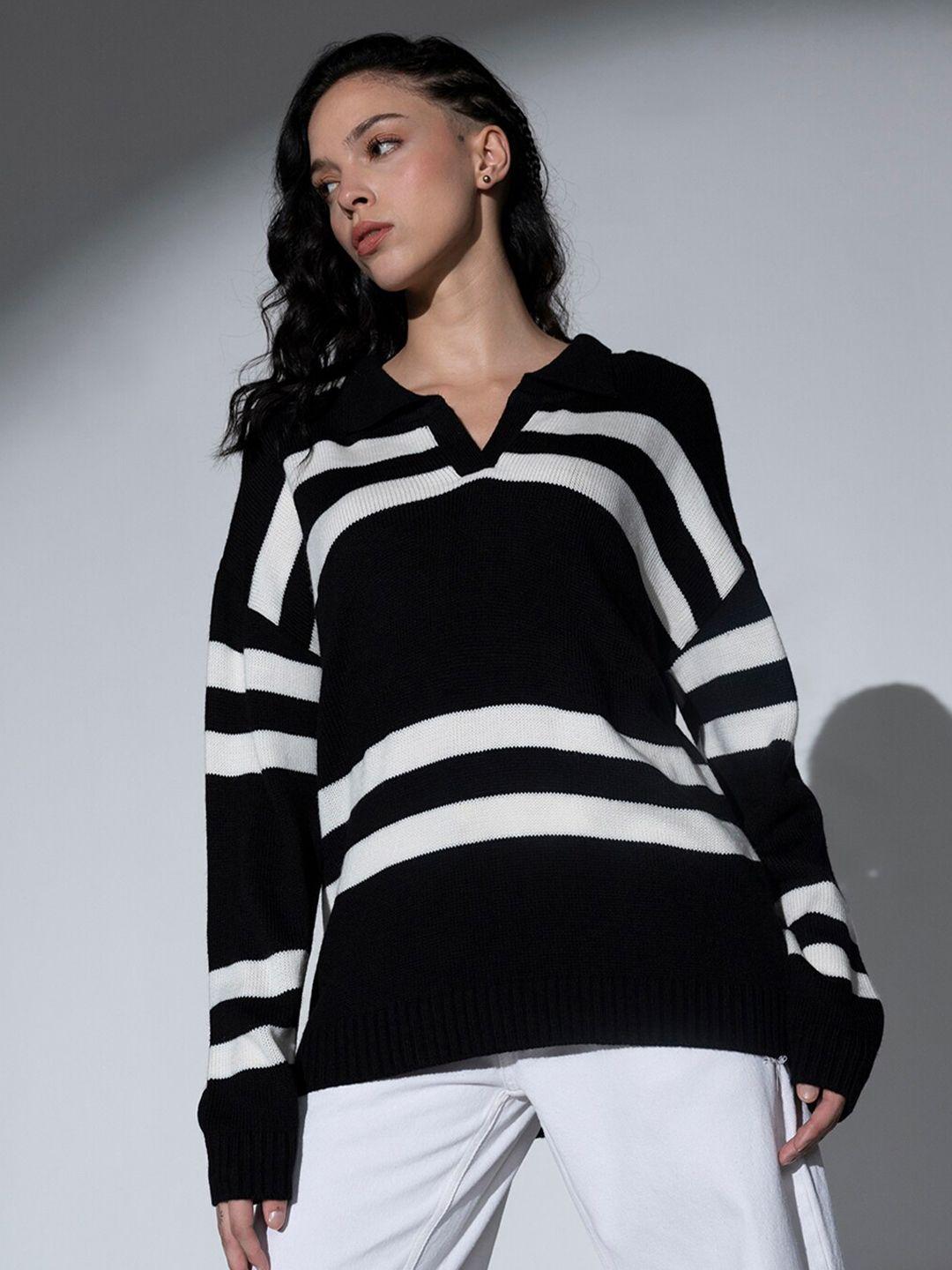 hubberholme striped acrylic pullover