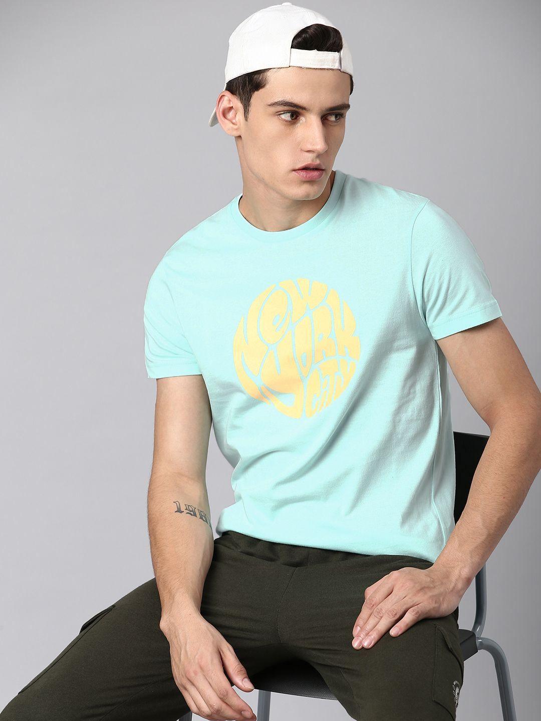 hubberholme typography printed  pure cotton t-shirt
