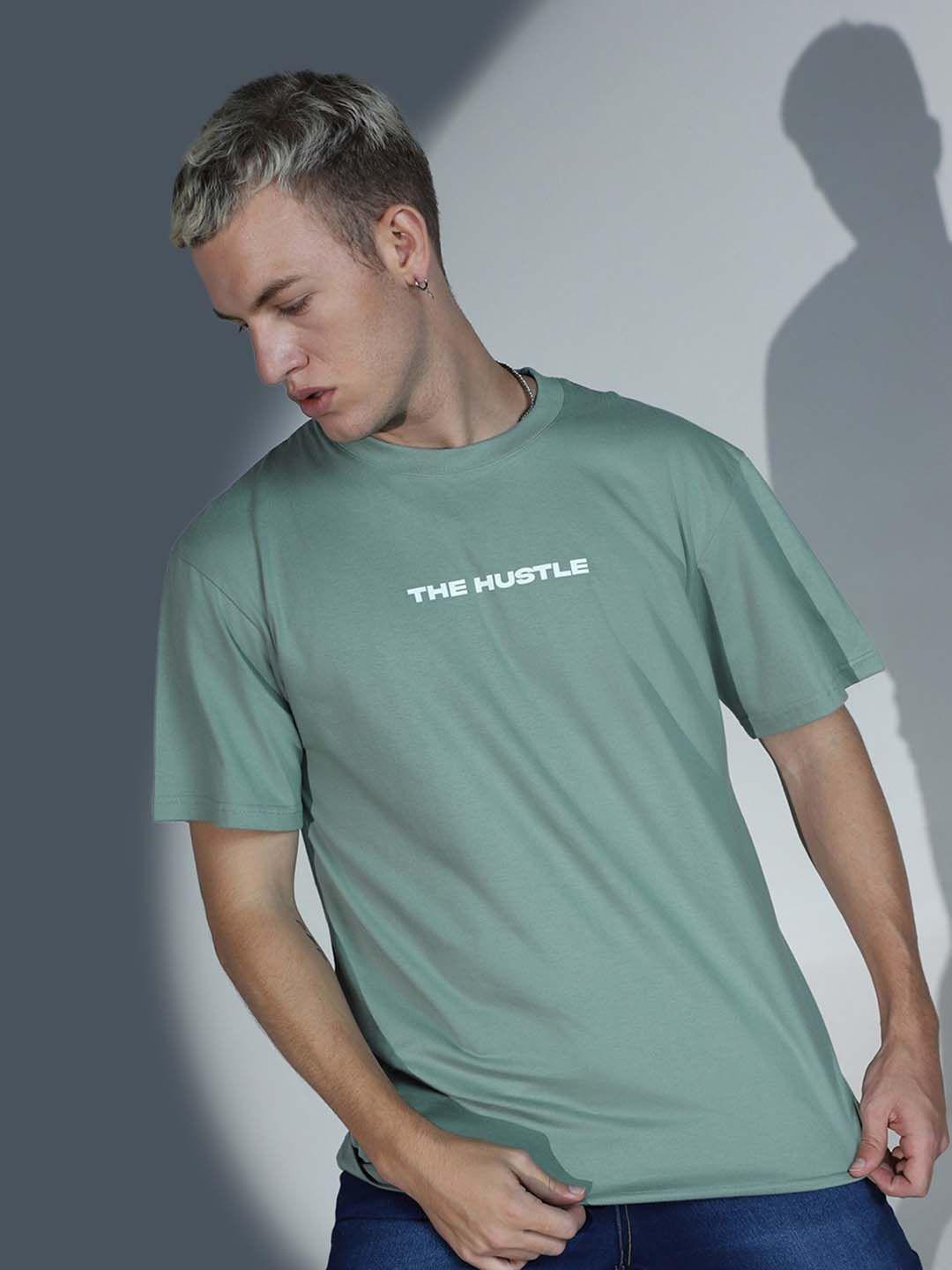 hubberholme typography printed cotton t-shirt