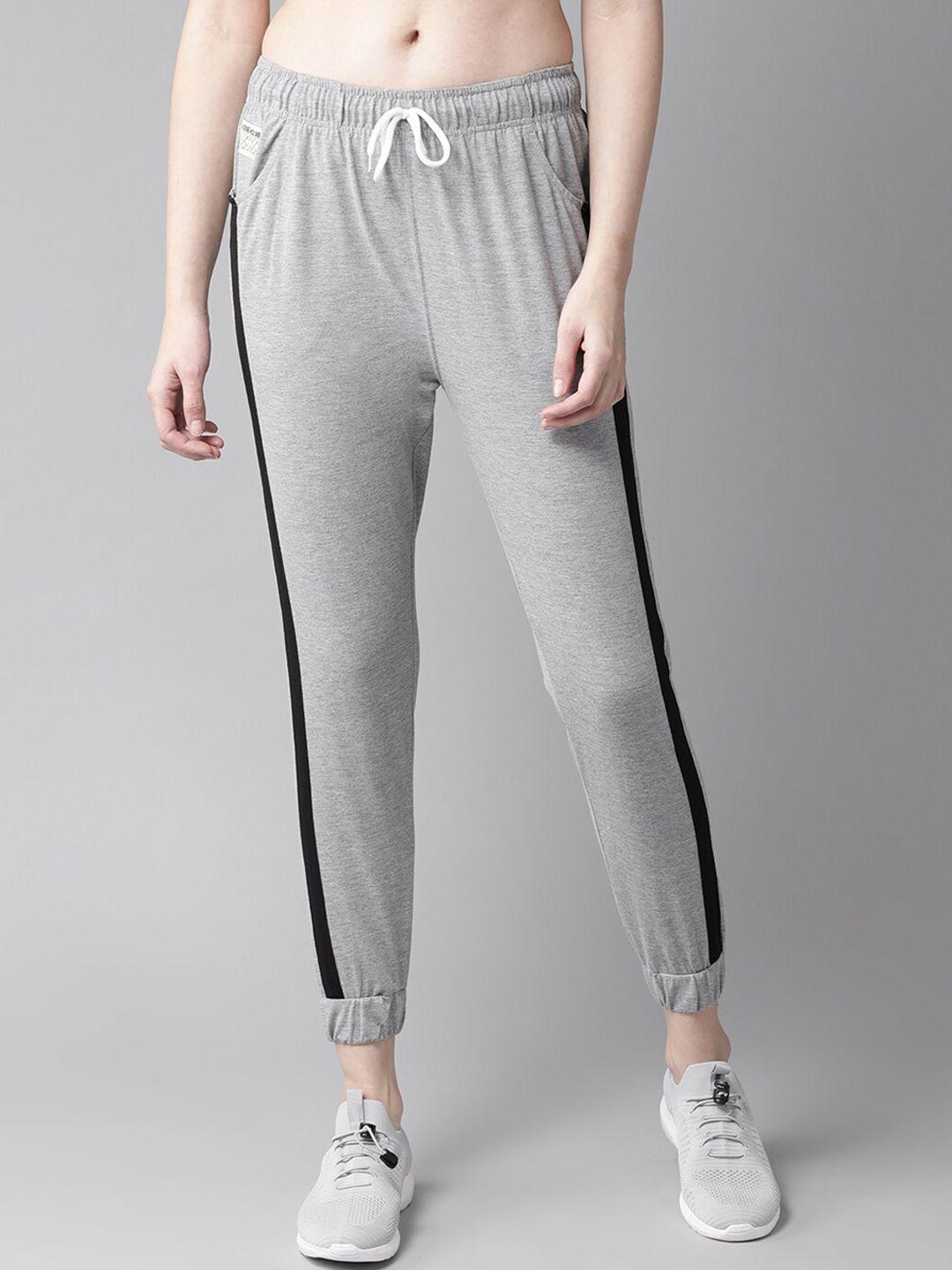 hubberholme women solid slim-fit sports joggers