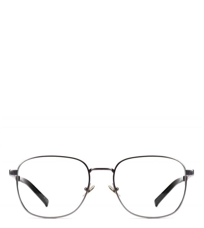 hublot gunmetal square eye frames for men