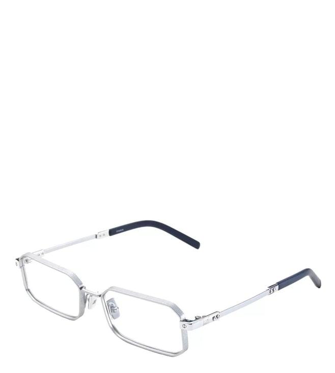 hublot silver rectangular eye frames for men