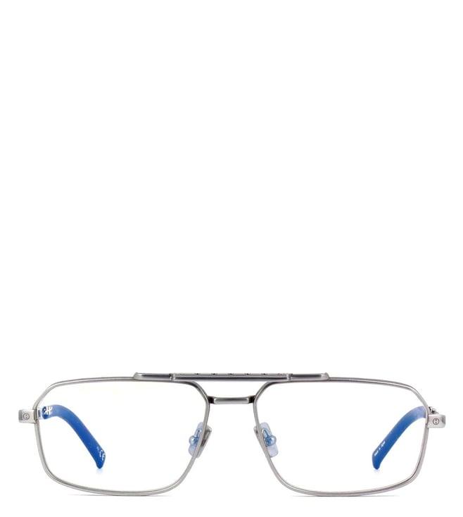 hublot silver rectangular eye frames for men